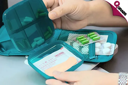 For QR29 Be prepared on-the-go with a Convenient Pill Box & Organizing Pouch! (Up to QR138 Value)